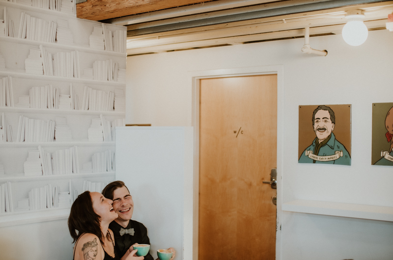Elliot Bay Book Company, Seattle Engagement Session