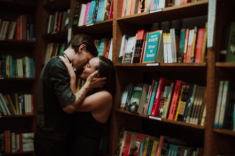 Elliot Bay Book Company, Seattle Engagement Session