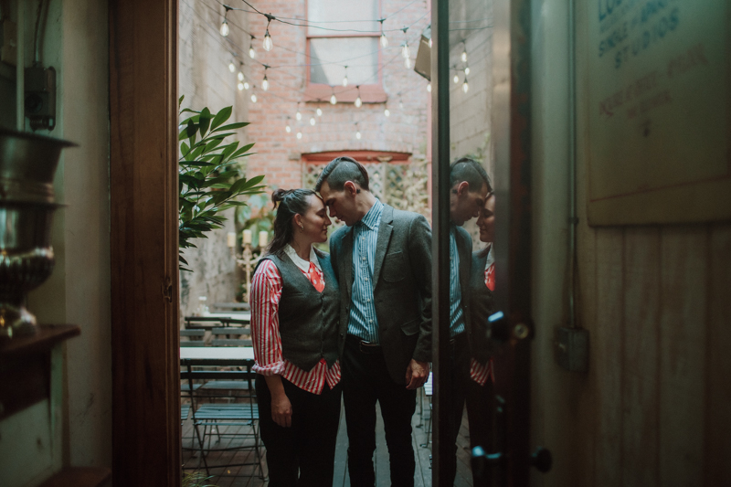 Oddfellows Café + Bar, Seattle Engagement Photographer
