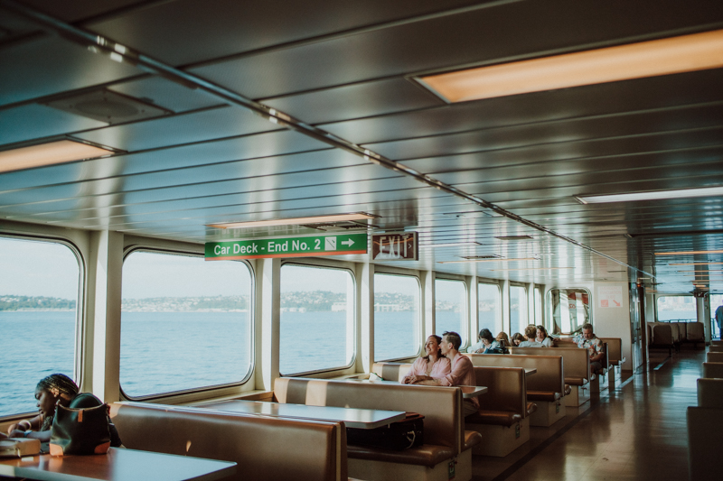 Bainbridge Ferry, Seattle Washington Engagement Photographer