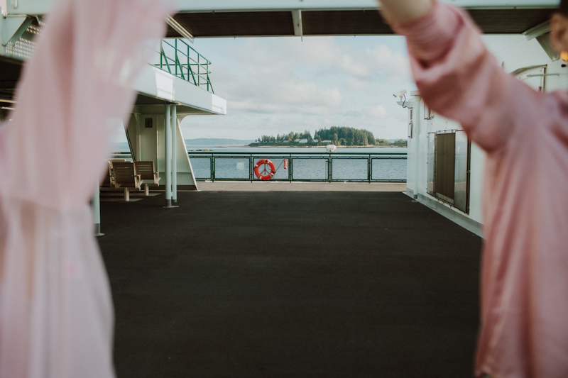 Bainbridge Ferry, Seattle Washington Engagement Photographer