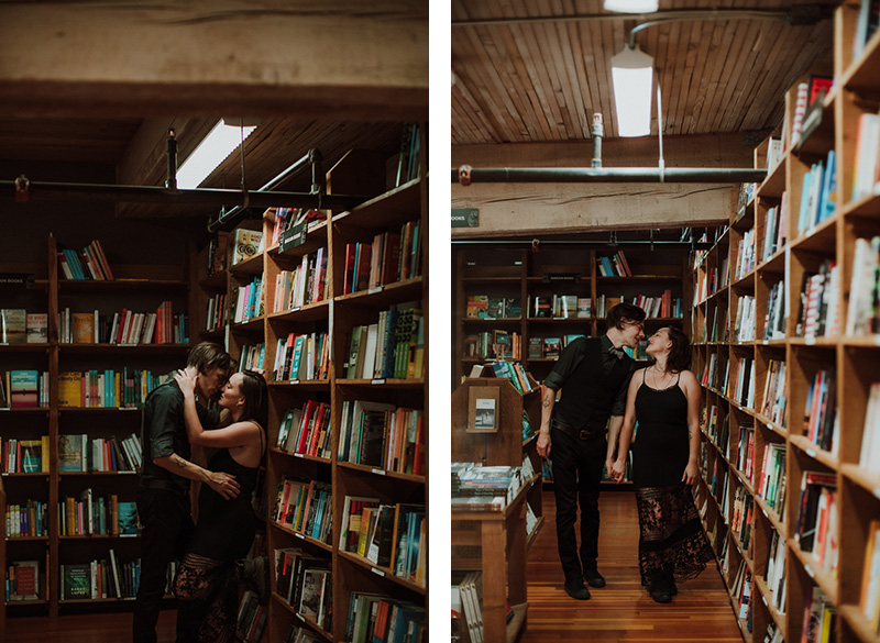 Elliot Bay Book Company, Seattle Engagement Session