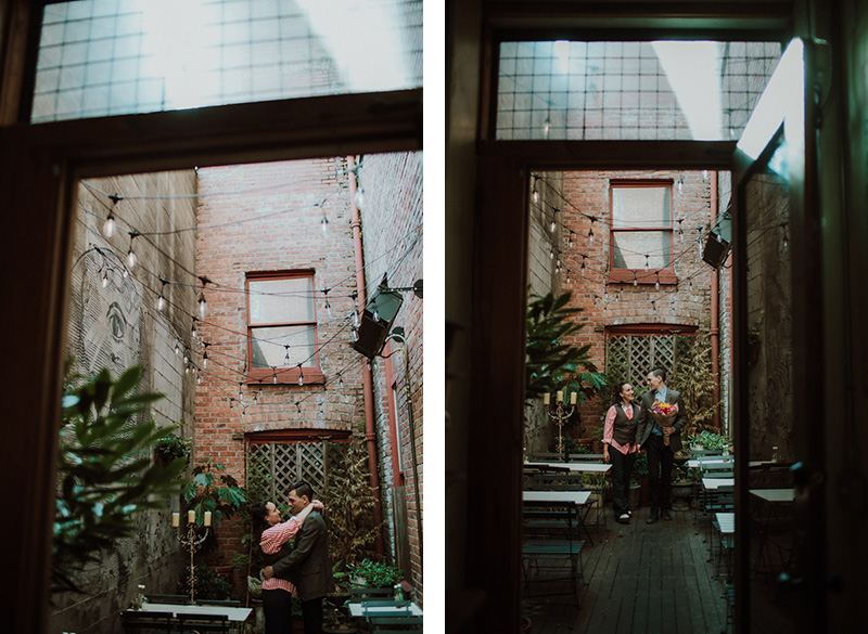 Oddfellows Café + Bar, Seattle Engagement Photographer