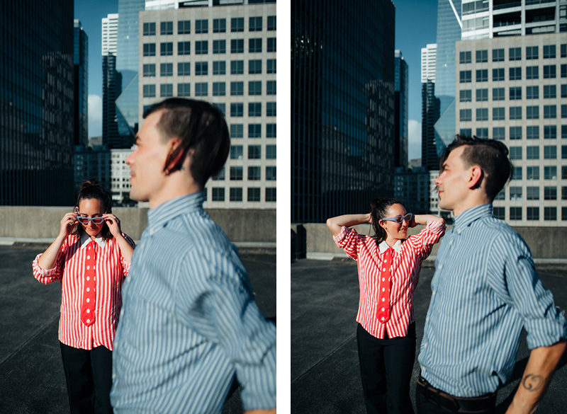 Downtown Seattle Engagement Photographer